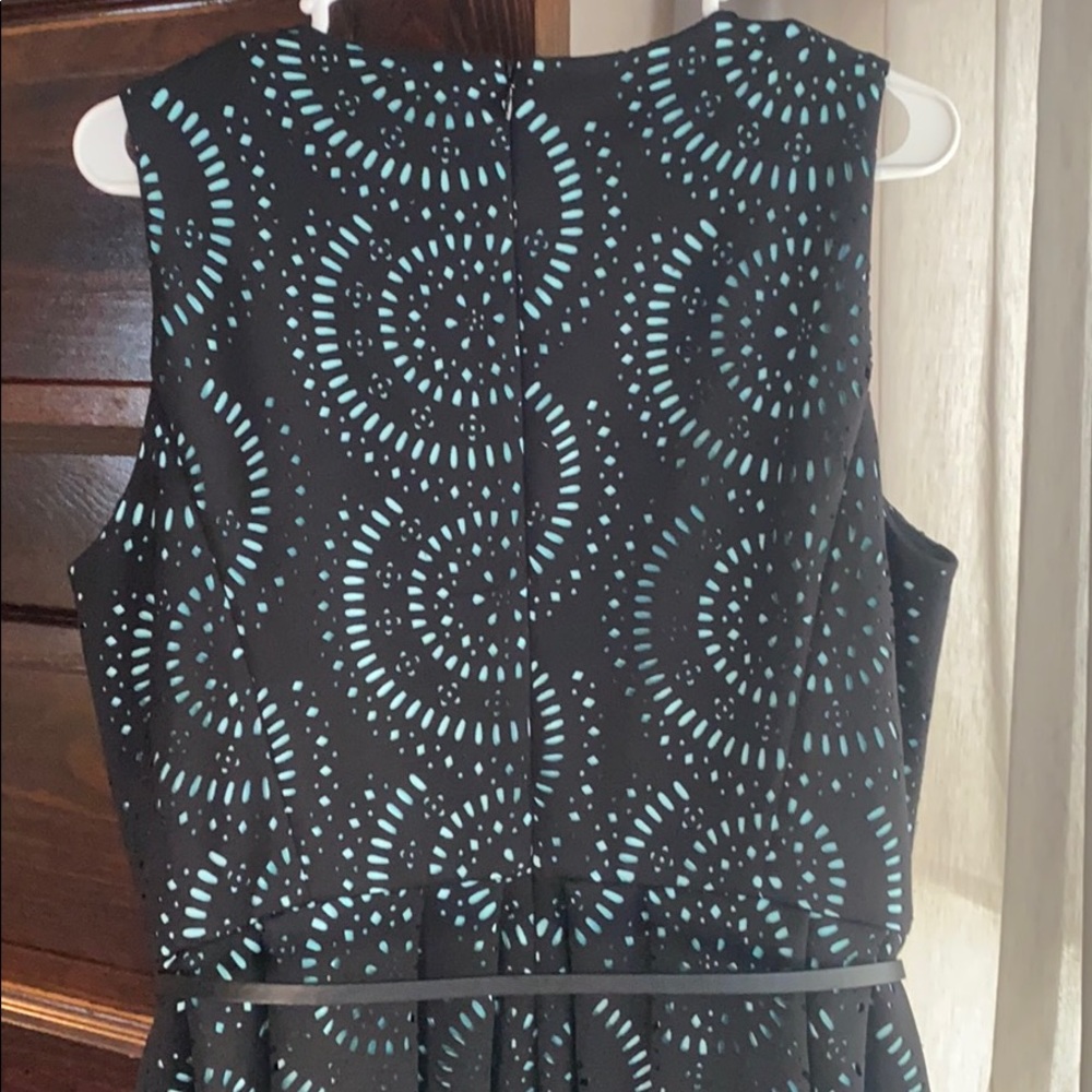 Calvin Klein Laser cut lace Robin’s egg blue dress - Picture 7 of 11